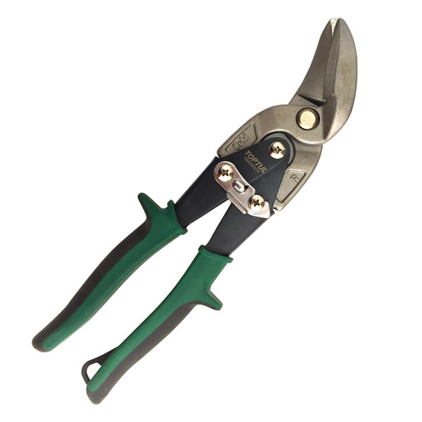 Изогнутые прецизионные ножницы по металлу с закаленными режущими кромками
